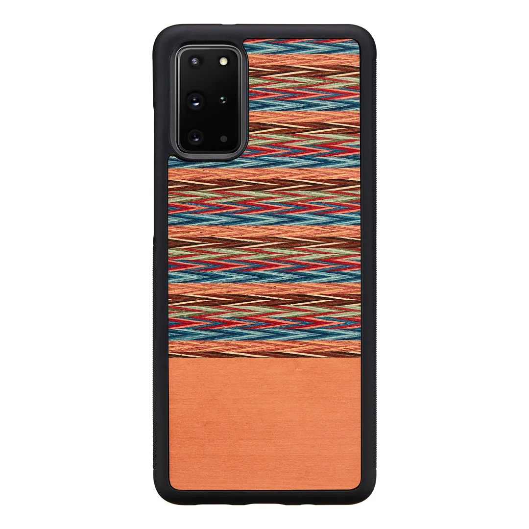 mobilux-m6642b MAN&WOOD case for Galaxy S20+ browny check black