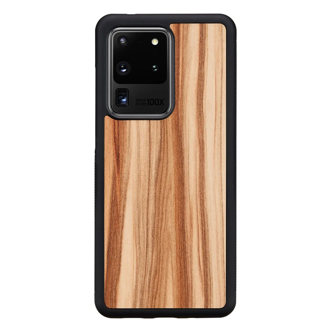mobilux-m6718b MAN&WOOD case for Galaxy S20 Ultra cappuccino black