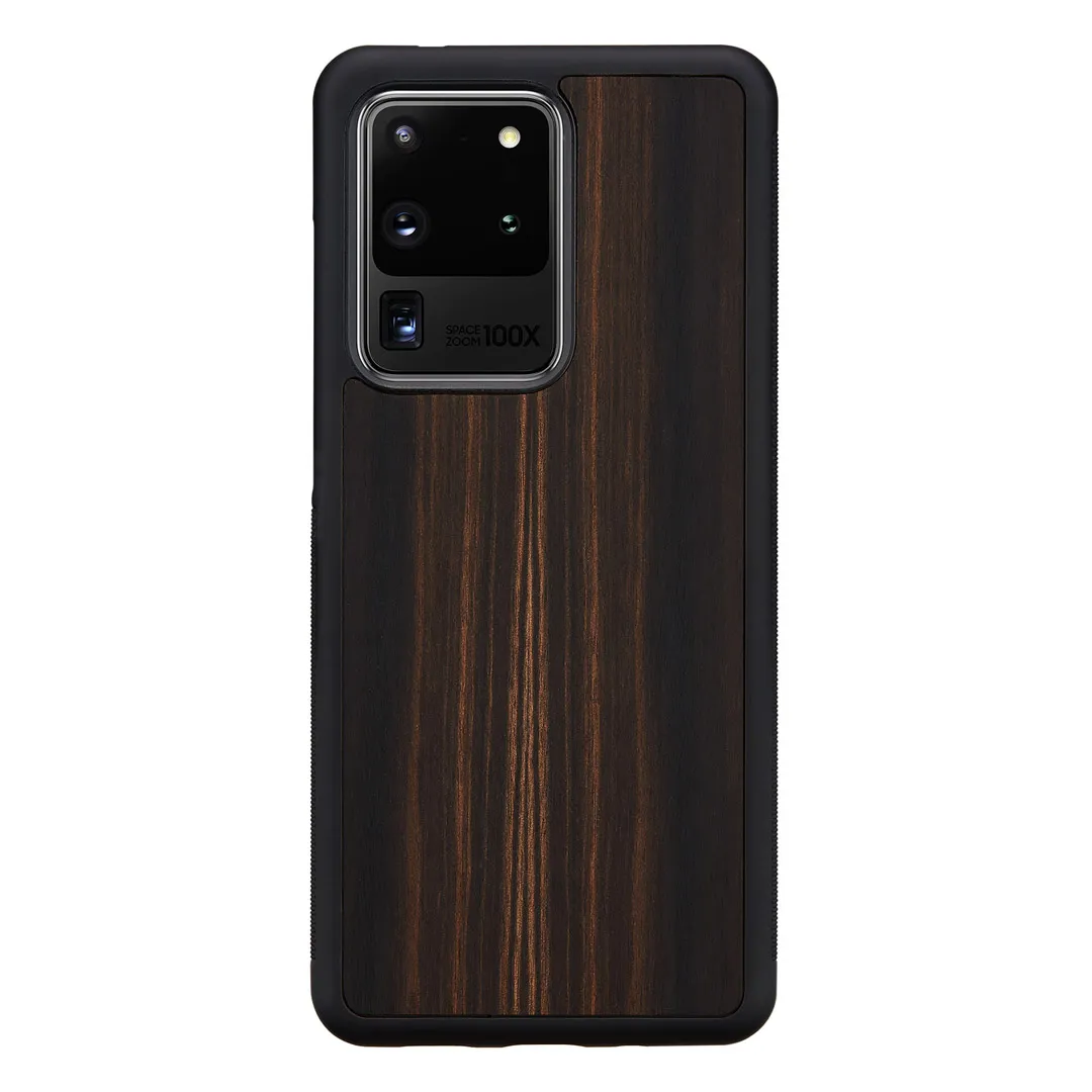 mobilux-m6722b MAN&WOOD case for Galaxy S20 Ultra ebony black