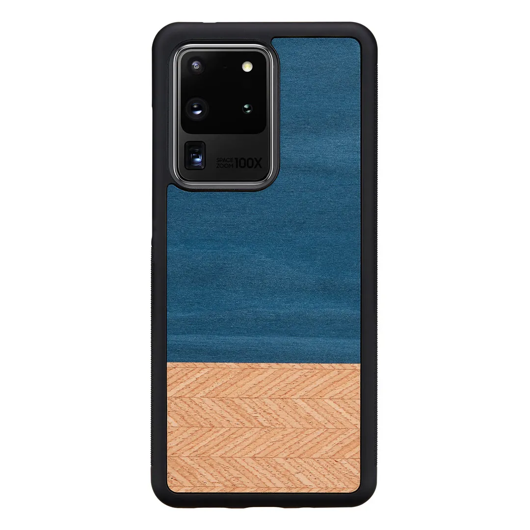 mobilux-m6740b MAN&WOOD case for Galaxy S20 Ultra denim black