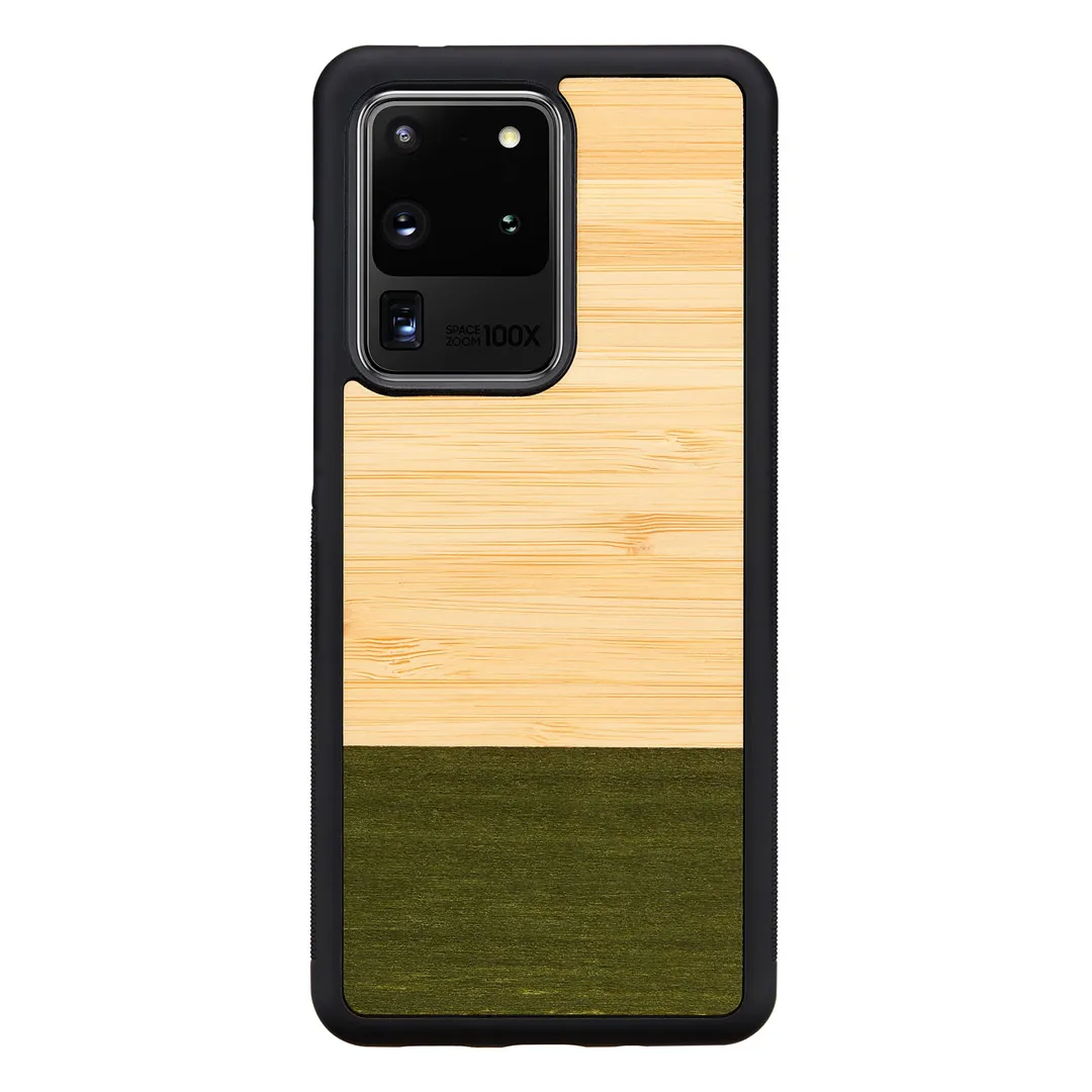 mobilux-m6743b MAN&WOOD case for Galaxy S20 Ultra bamboo forest black