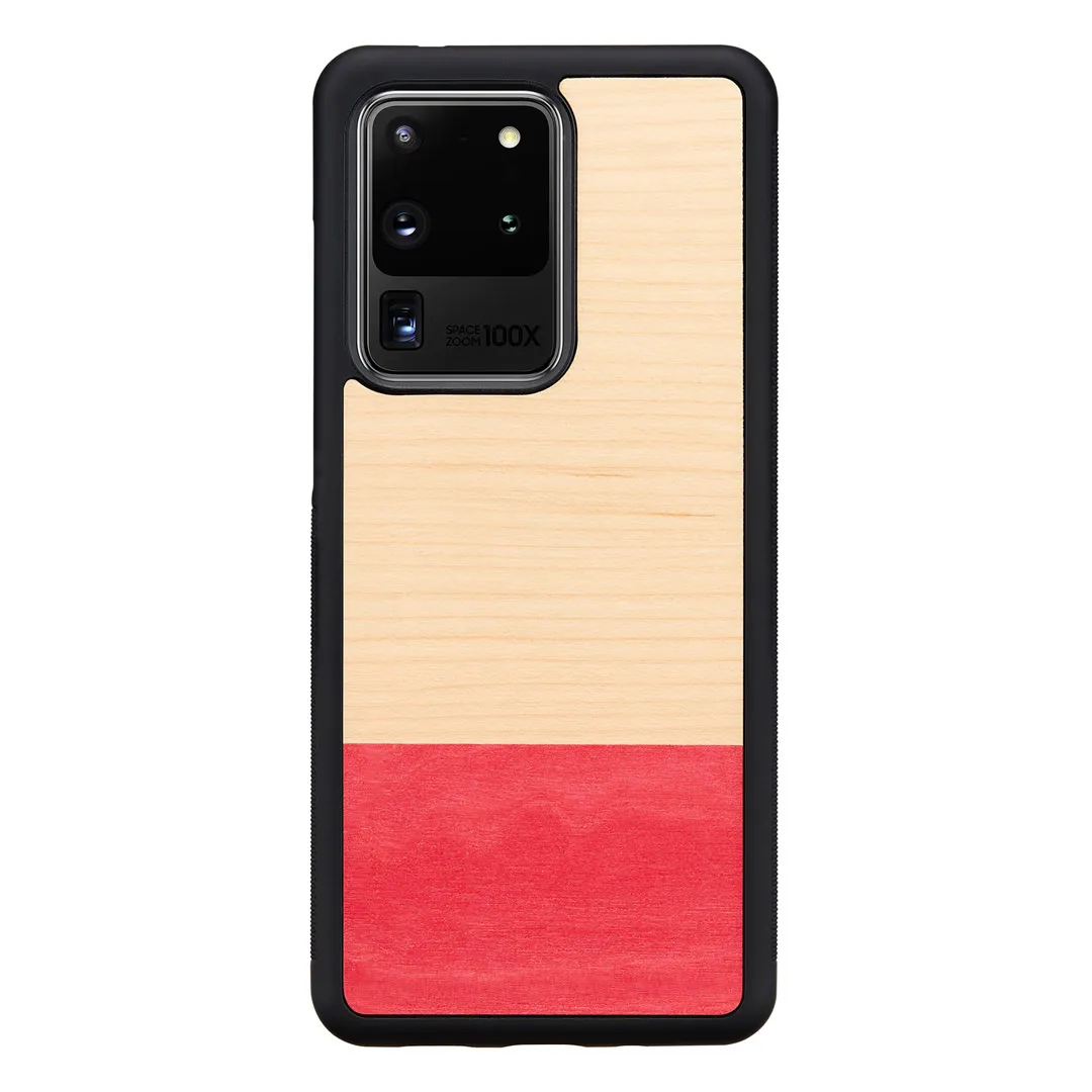 mobilux-m6745b MAN&WOOD case for Galaxy S20 Ultra miss match black