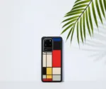 MAN&WOOD case for Galaxy S20 Ultra mondrian wood black