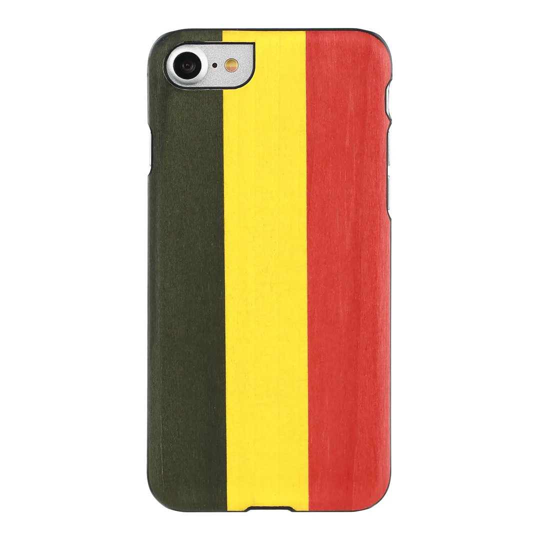 mobilux-m7071b MAN&WOOD case for iPhone 7/8 reggae black