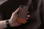 MAN&WOOD case for iPhone 7/8 browny check black