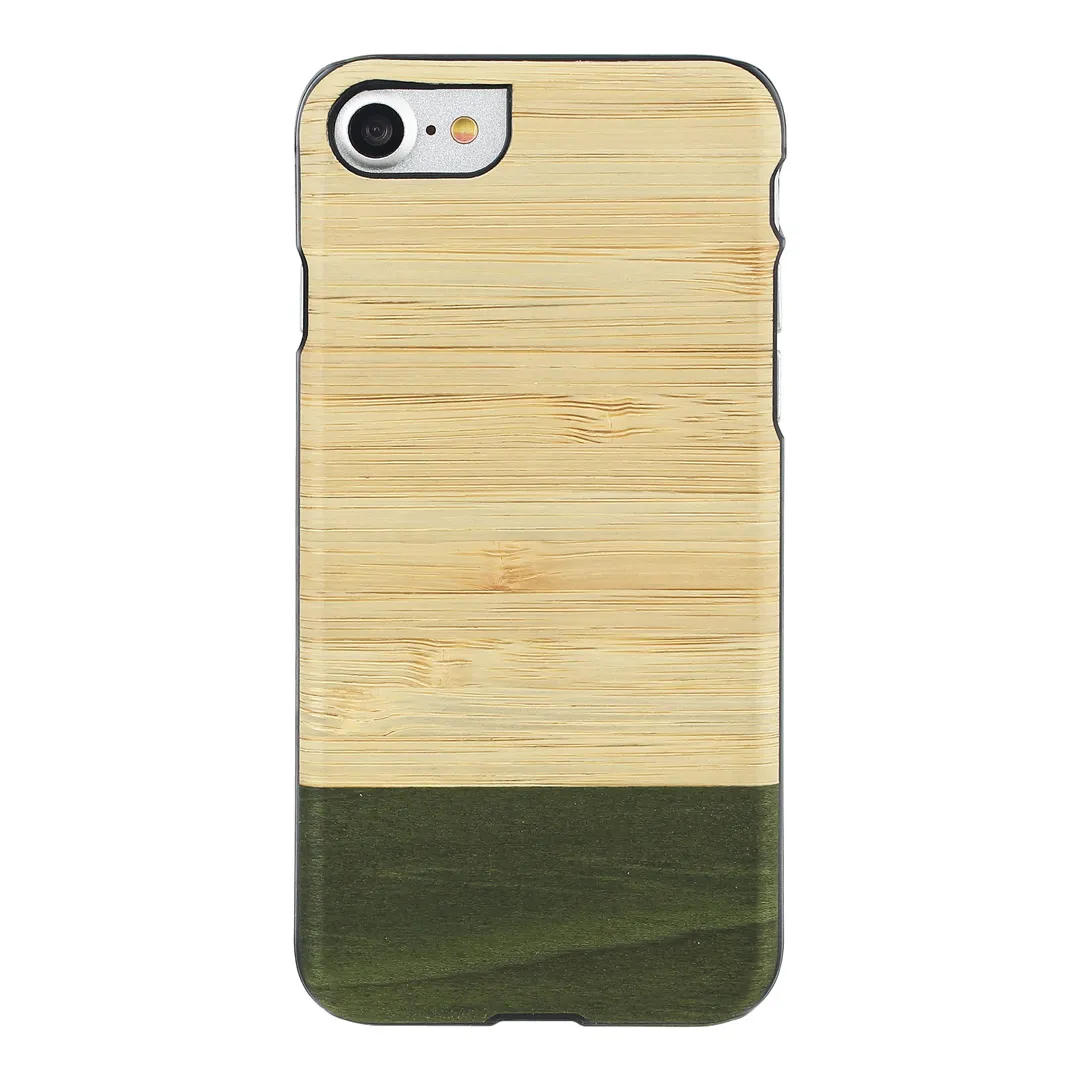mobilux-m7098b MAN&WOOD case for iPhone 7/8 bamboo forest black