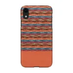 MAN&WOOD SmartPhone case iPhone XR browny check black