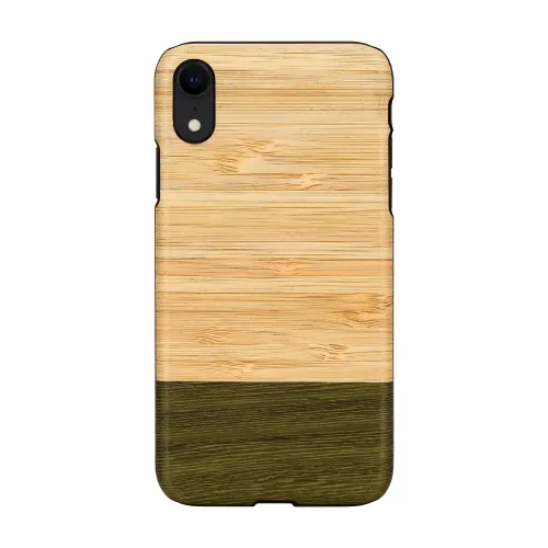 mobilux-m7643b MAN&WOOD SmartPhone case iPhone XR bamboo forest black