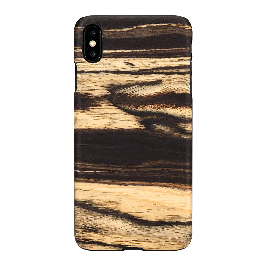 mobilux-m7719b MAN&WOOD SmartPhone case iPhone XS Max white ebony black
