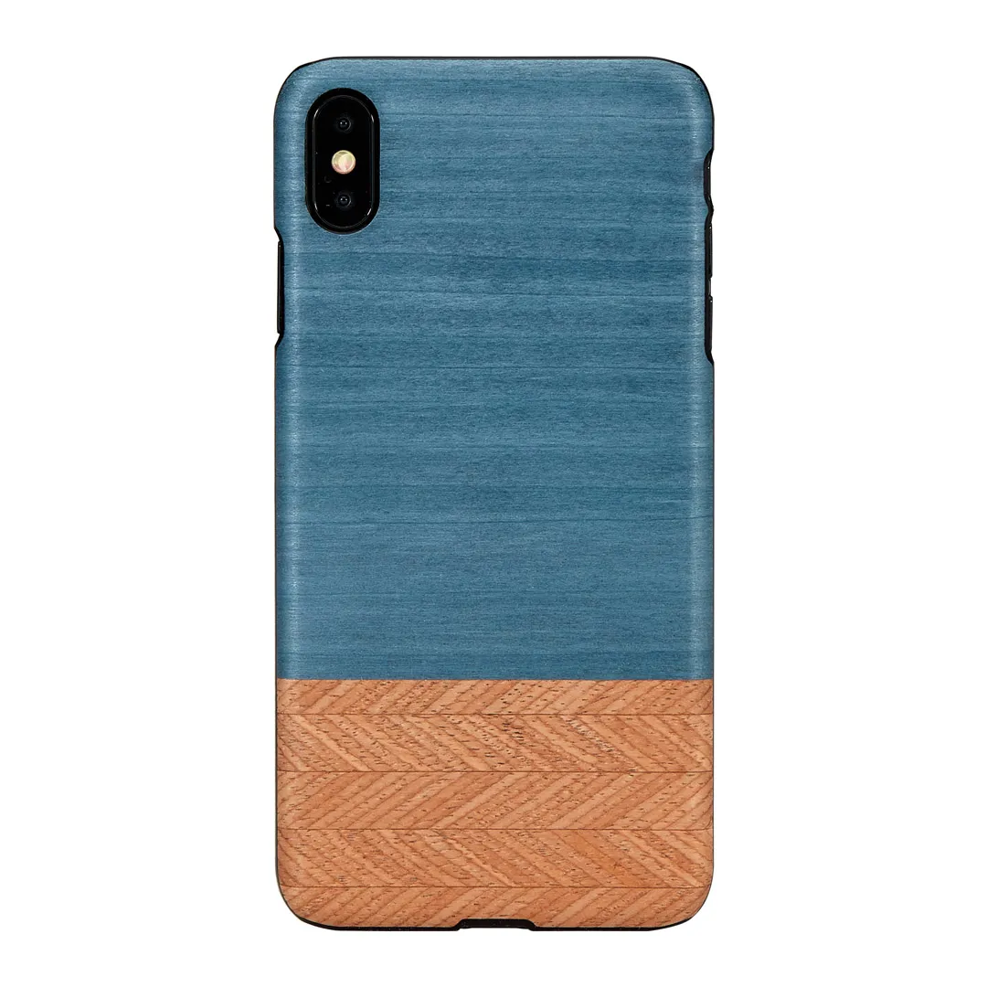 mobilux-m7740b MAN&WOOD SmartPhone case iPhone XS Max denim black