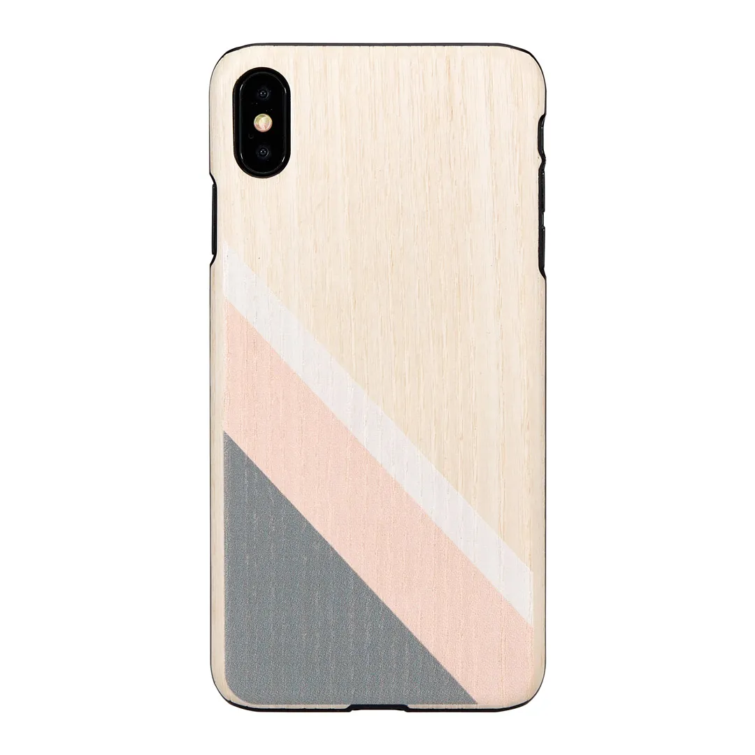 mobilux-m7759b MAN&WOOD SmartPhone case iPhone XS Max pink suit black