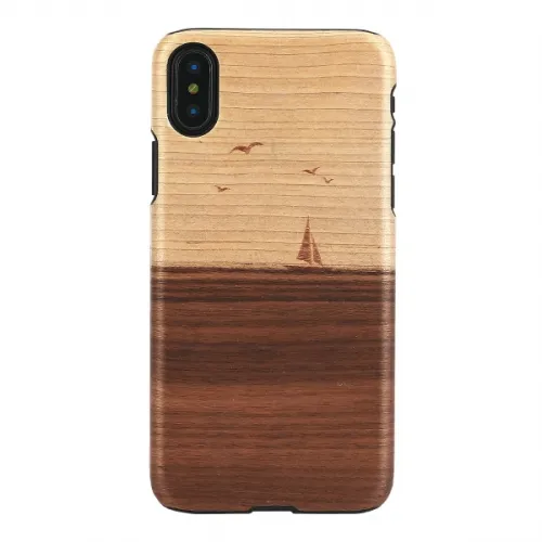 mobilux-m8016b MAN&WOOD SmartPhone case iPhone X/XS mare black