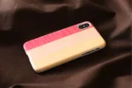 MAN&WOOD SmartPhone case iPhone X/XS pink pie white