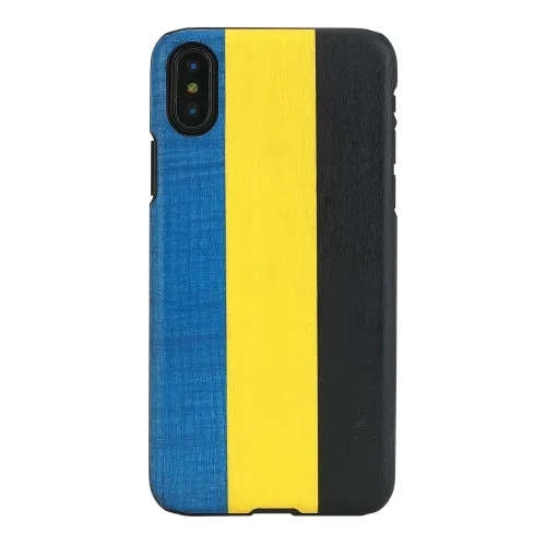 mobilux-m8034b MAN&WOOD SmartPhone case iPhone X/XS dandy blue black
