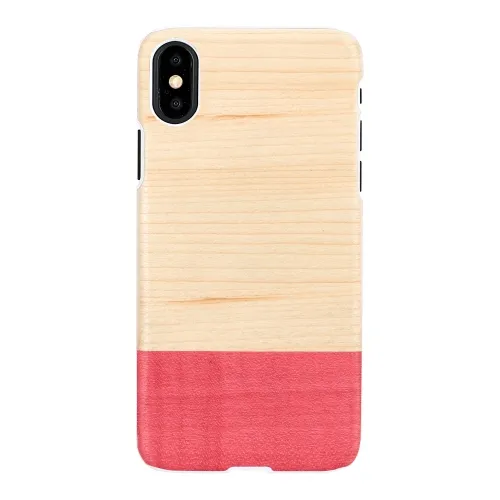 mobilux-m8045w MAN&WOOD SmartPhone case iPhone X/XS miss match white