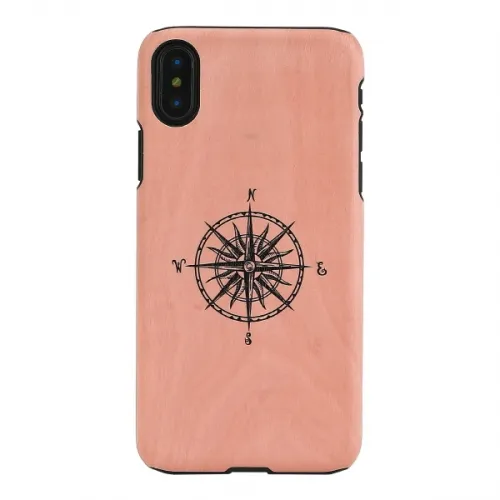 mobilux-m8056b MAN&WOOD SmartPhone case iPhone X/XS compass black