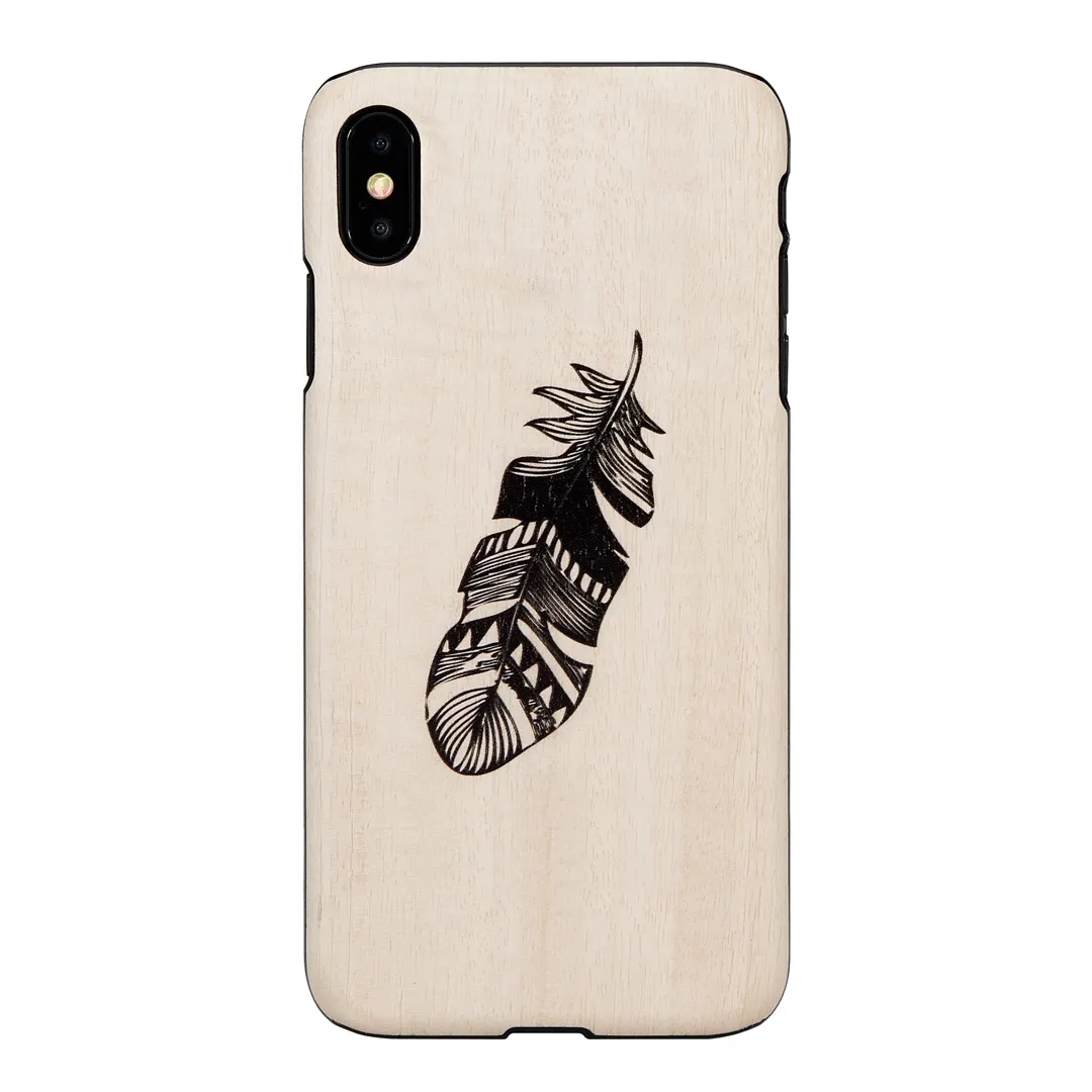 mobilux-m8057b MAN&WOOD SmartPhone case iPhone X/XS indian black