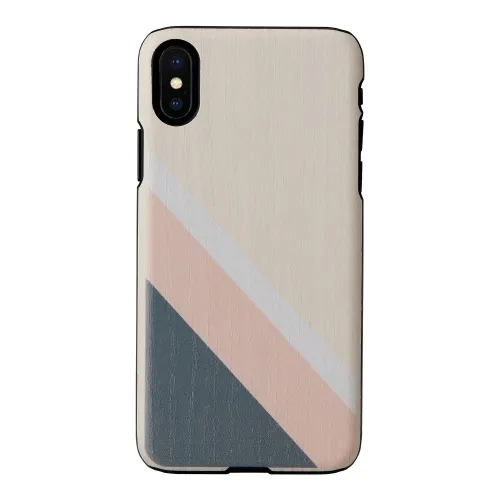 mobilux-m8059b MAN&WOOD SmartPhone case iPhone X/XS pink suit black
