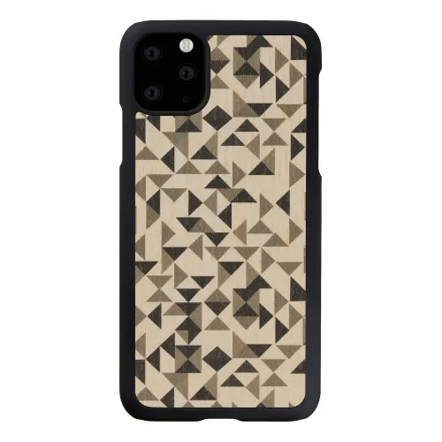 mobilux-m8367b MAN&WOOD SmartPhone case iPhone 11 Pro Max mono triangle black