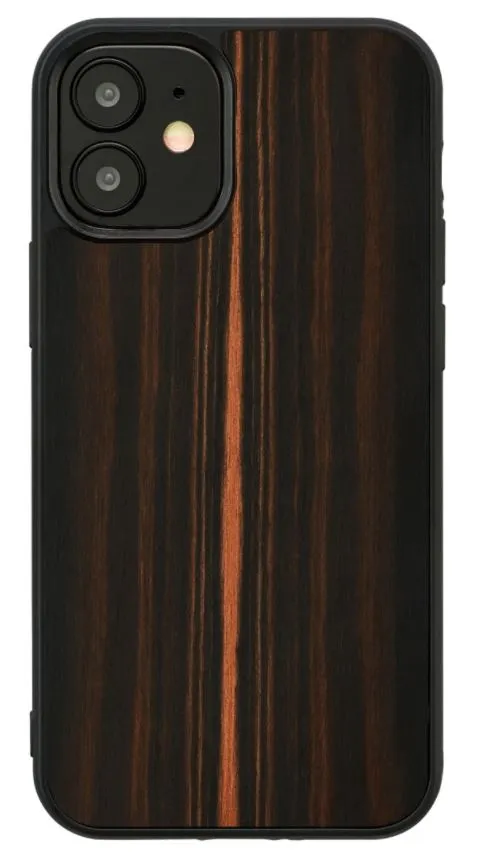 MAN&WOOD case for iPhone 12 mini ebony black