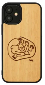 MAN&WOOD case for iPhone 12 mini child with fish