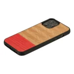 MAN&WOOD case for iPhone 12/12 Pro herringbone azalea black