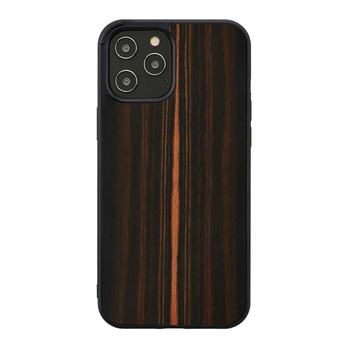 mobilux-m8722b MAN&WOOD case for iPhone 12 Pro Max ebony black
