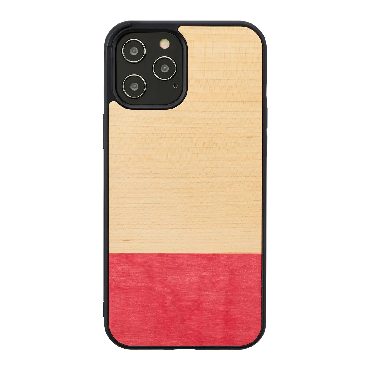mobilux-m8733b MAN&WOOD case for iPhone 12 Pro Max miss match black
