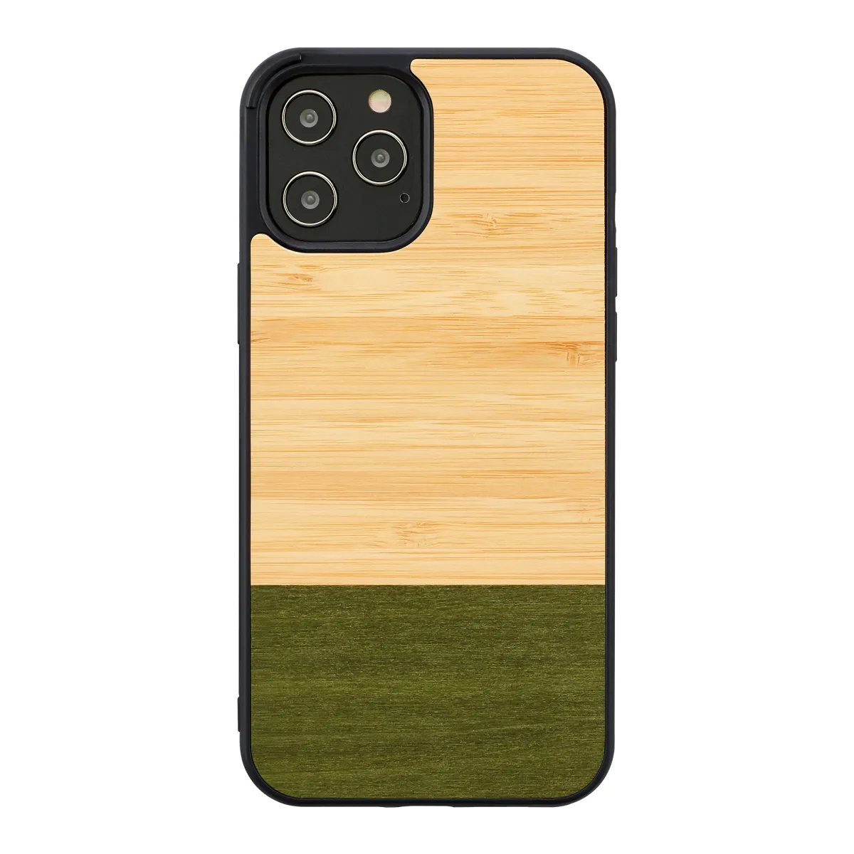 mobilux-m8734b MAN&WOOD case for iPhone 12 Pro Max bamboo forest black