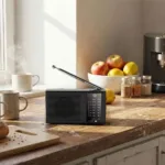 Manta MARDI120BK COSTA Portable FM/AM Radio with Built-in Rechargeable Battery, Black