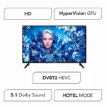 Manta MATV002LHN32 32″ LED HD TV with S2 Tuner, DVBT2, HEVC/265, USB, ARC, HDMI, CI+, Slim Design, B
