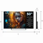 Manta MATV002LUV50 50″ Smart VIDAA TV LED 4K UHD with S2 DVBT2 H Set-Top Box.265/HEVC BT HDR Wi-Fi