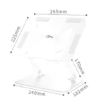 Media-Tech MT2661W Laptop Stand for 10-17 inch White
