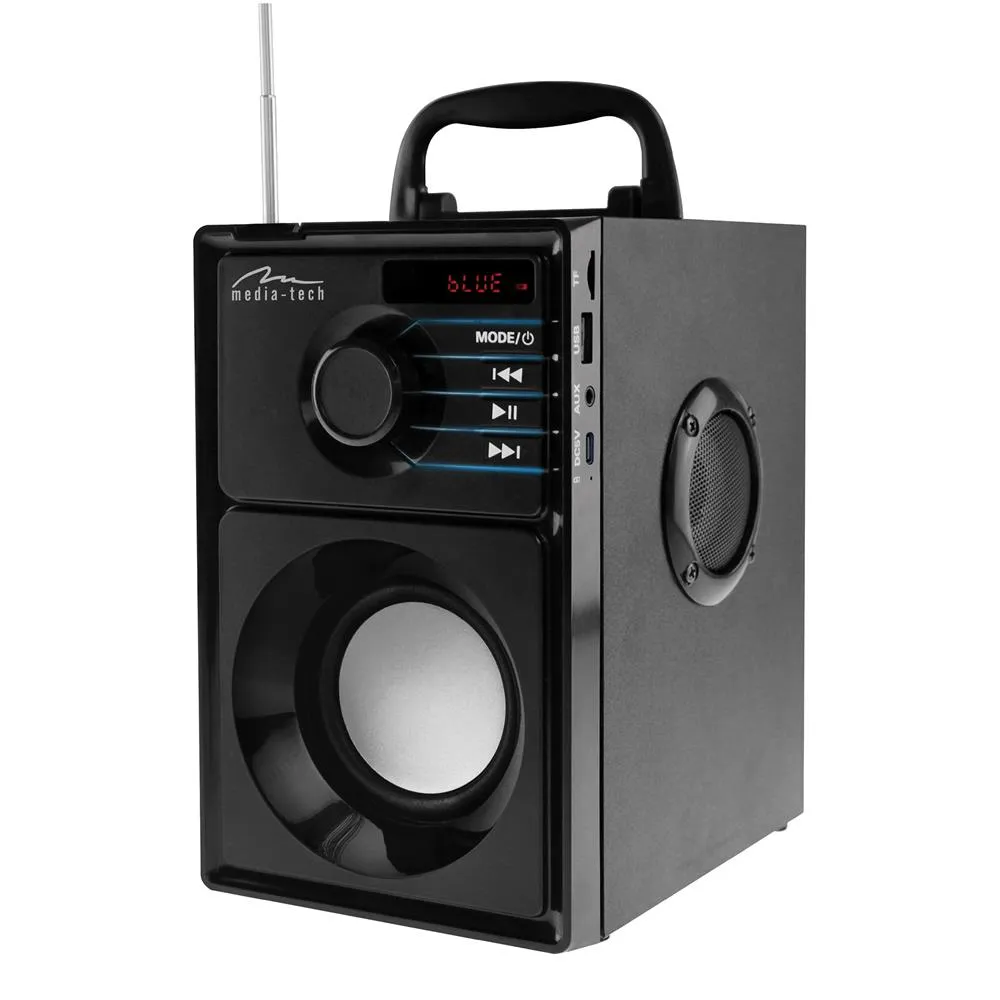mobilux-mt3179 Media-Tech MT3179 Boombox Silver