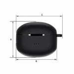 Manta MTWS008ETUI RYTMO Earphones Case, Black
