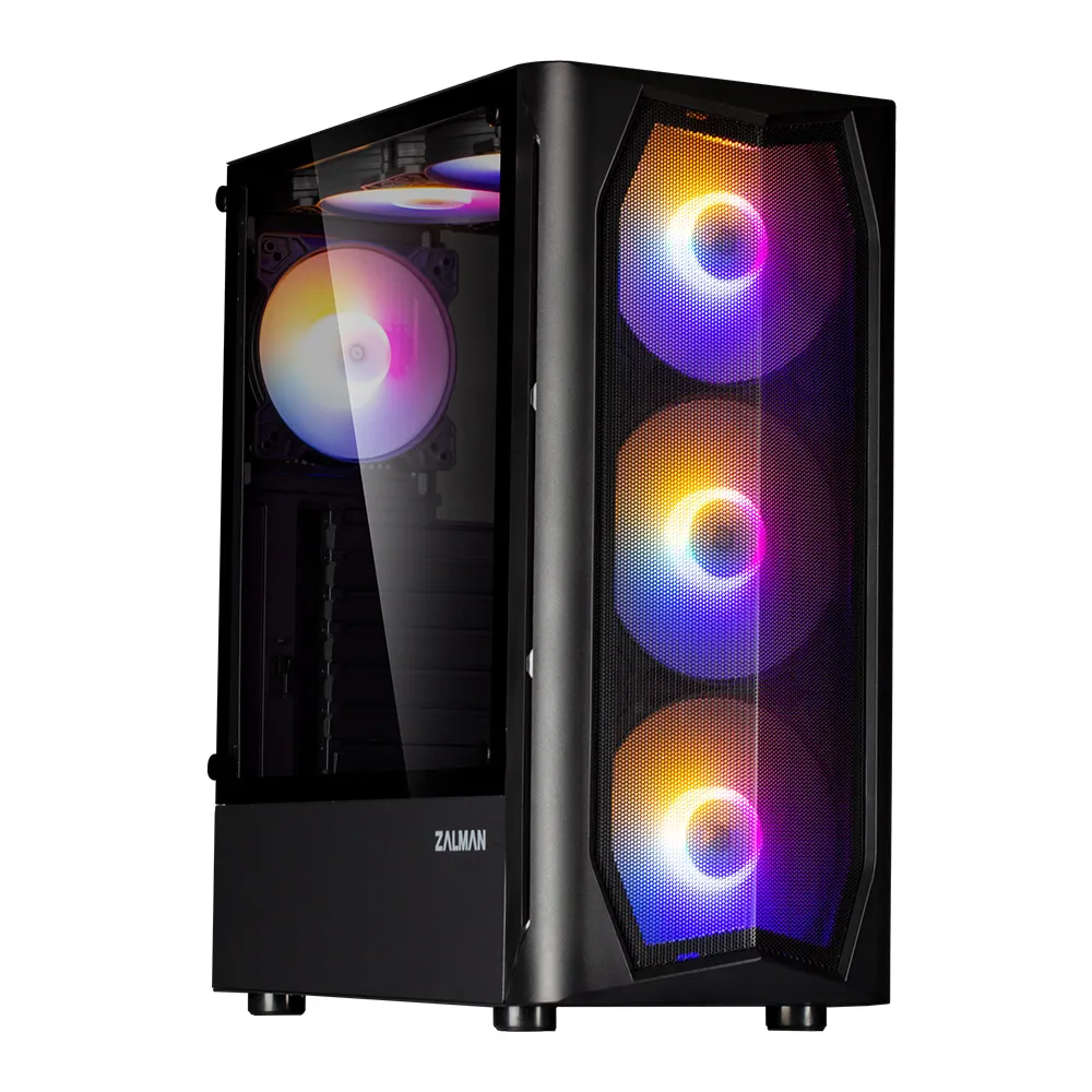 mobilux-n4-rev-1 Zalman N4 Rev.1 ATX, RGB fan x6