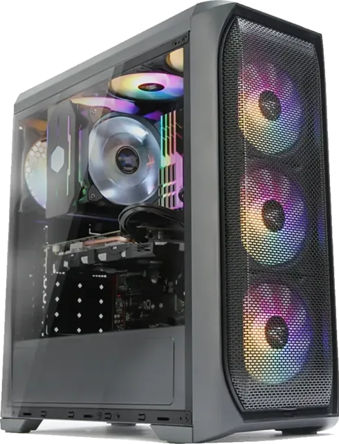 Zalman N5 MF ATX, RGB fan x4, Mesh