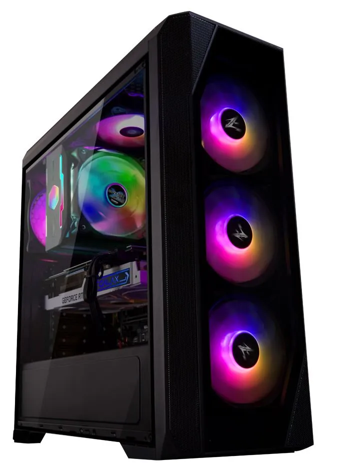 mobilux-n5-tf Zalman N5 TF ATX, RGB fan x4, T/G