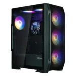 Zalman N7 PLUS V2,  ATX Mid Tower PC Case, 6  x 120mm RGB Fans, 1 x 120mm Fan, Black