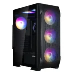 Zalman N7 PLUS V2,  ATX Mid Tower PC Case, 6  x 120mm RGB Fans, 1 x 120mm Fan, Black