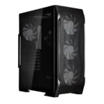 Zalman N7 PLUS V2,  ATX Mid Tower PC Case, 6  x 120mm RGB Fans, 1 x 120mm Fan, Black