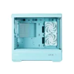 Zalman P30 V2, mATX Mini Tower PC Case, 3 x 120mm ARGB Fans, Mint