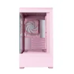 Zalman P30 V2, mATX Mini Tower PC Case, 3 x 120mm ARGB Fans, Pink