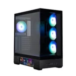 Zalman P40 DS, ATX Mid Tower PC Case, 4 x 120mm ARGB Fans, Black