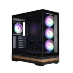 Zalman P40 NAMU, ATX Mid Tower PC Case, 4  x 120mm ARGB Fans, Black