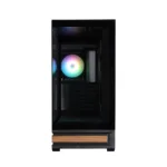 Zalman P40 NAMU, ATX Mid Tower PC Case, 4  x 120mm ARGB Fans, Black