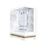 Zalman P40 NAMU, ATX Mid Tower PC Case, 4  x 120mm ARGB Fans, White