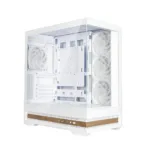 Zalman P40 NAMU, ATX Mid Tower PC Case, 4  x 120mm ARGB Fans, White