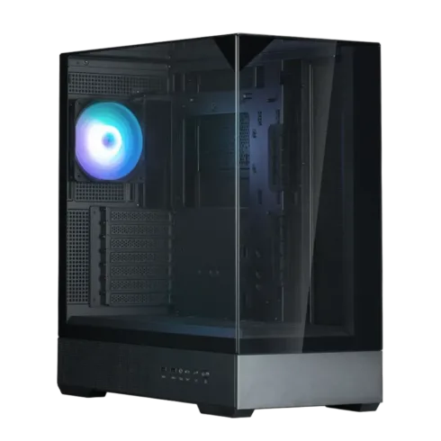 Zalman P40 Prism Black, ARGB Fan x1
