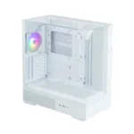 Zalman P40 PRISM PLUS, ATX Mid Tower PC Case, 3  x 120mm ARGB Fans, White